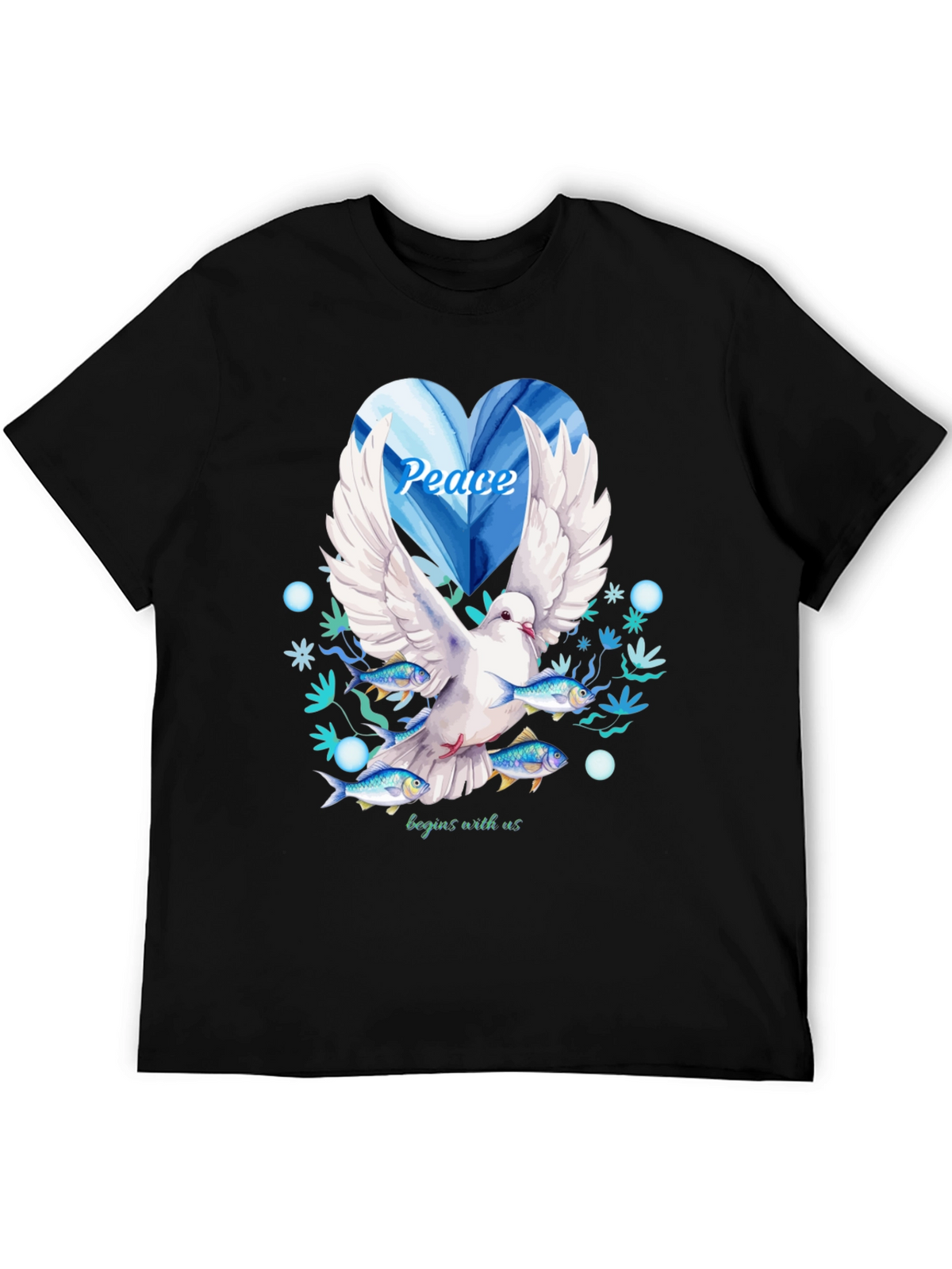 Peace Dove Graphic Tee - Begins With Us