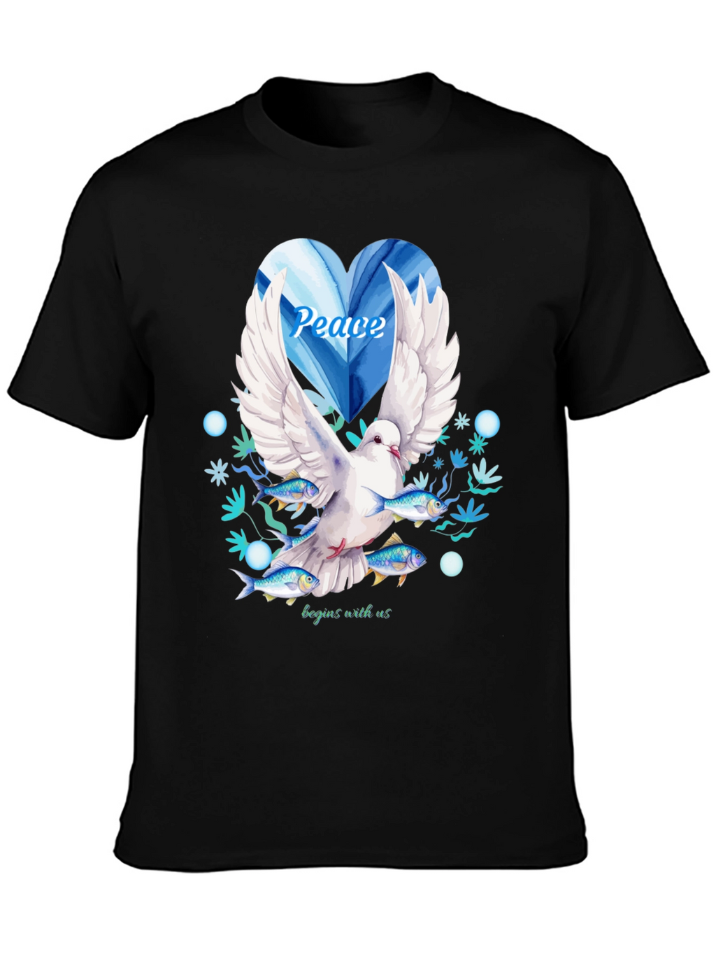 Peace Dove Graphic Tee - Begins With Us