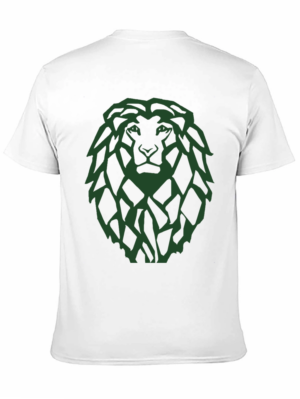 Lion Graphic Tee - Modern Green Print