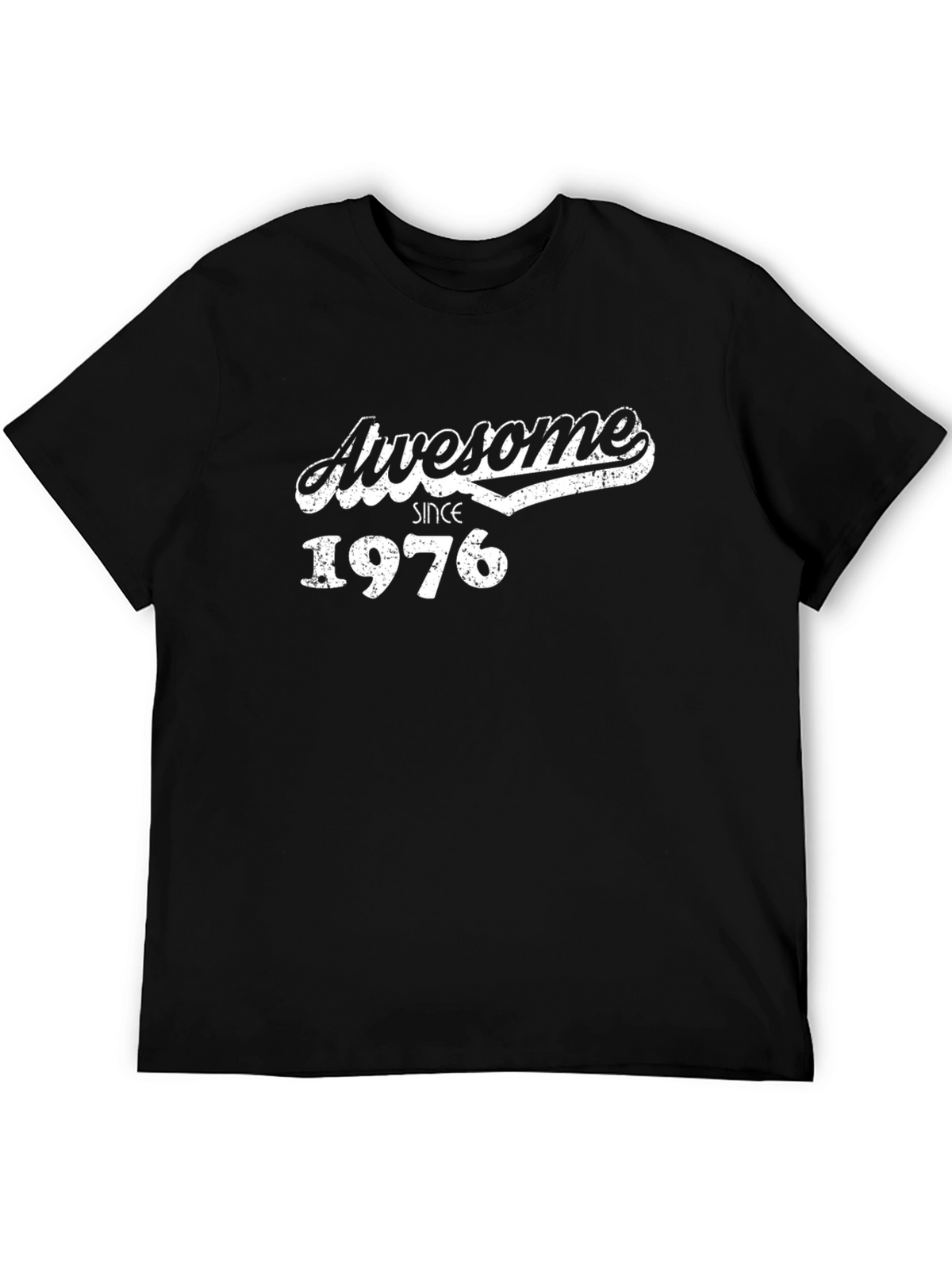 Awesome Since 1976 Black Graphic Tee