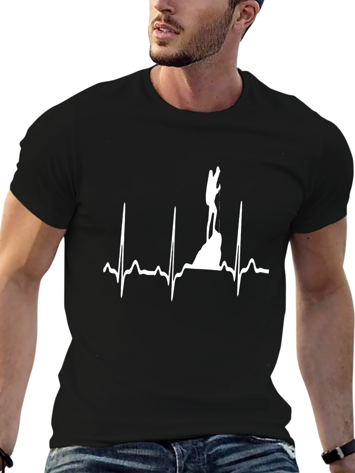 Heartbeat Mountain Climber Graphic Tee