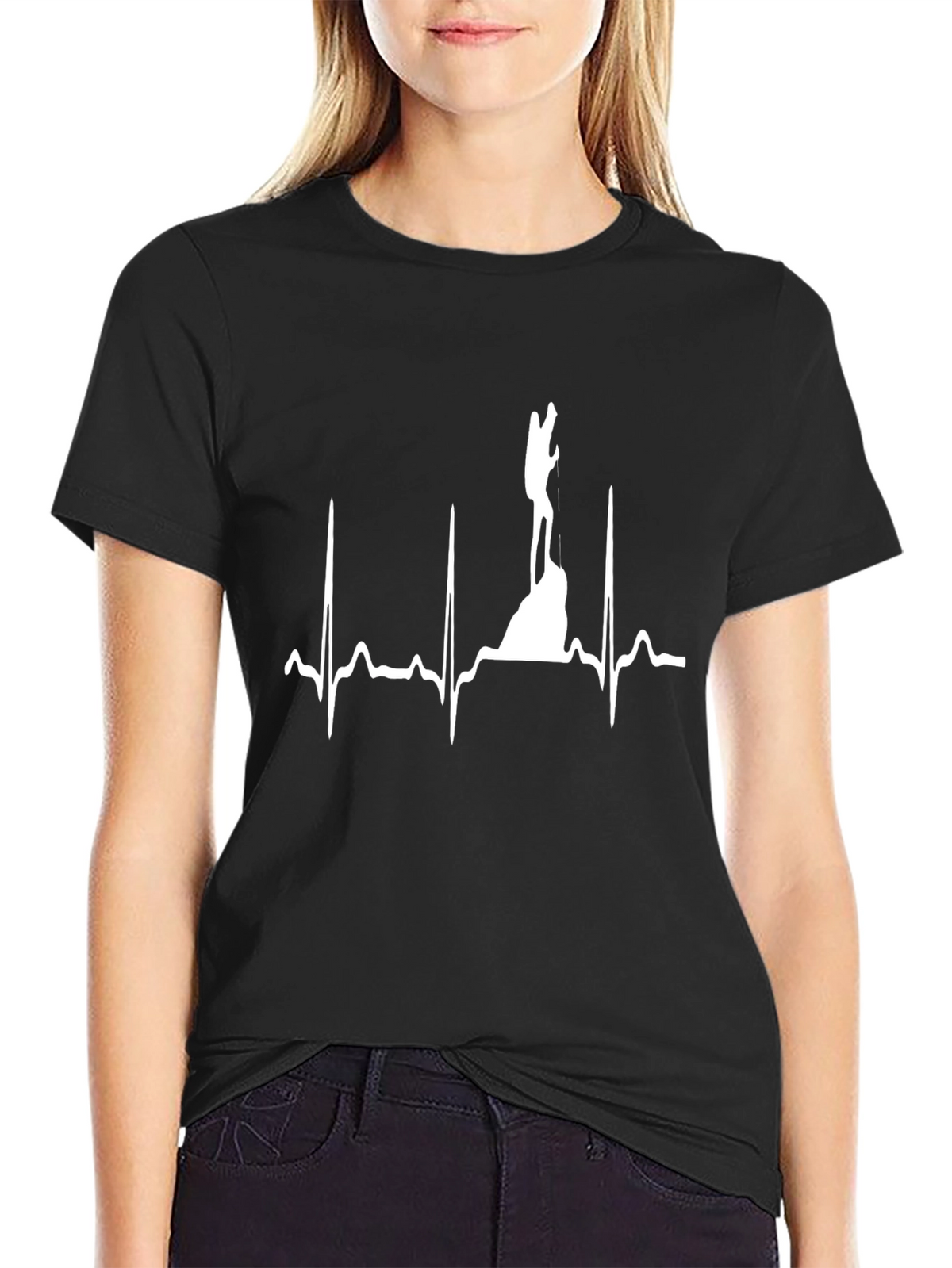Heartbeat Mountain Climber Graphic Tee
