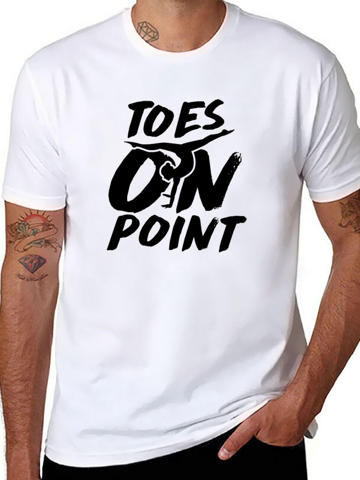 Toes On Point Graphic T-Shirt