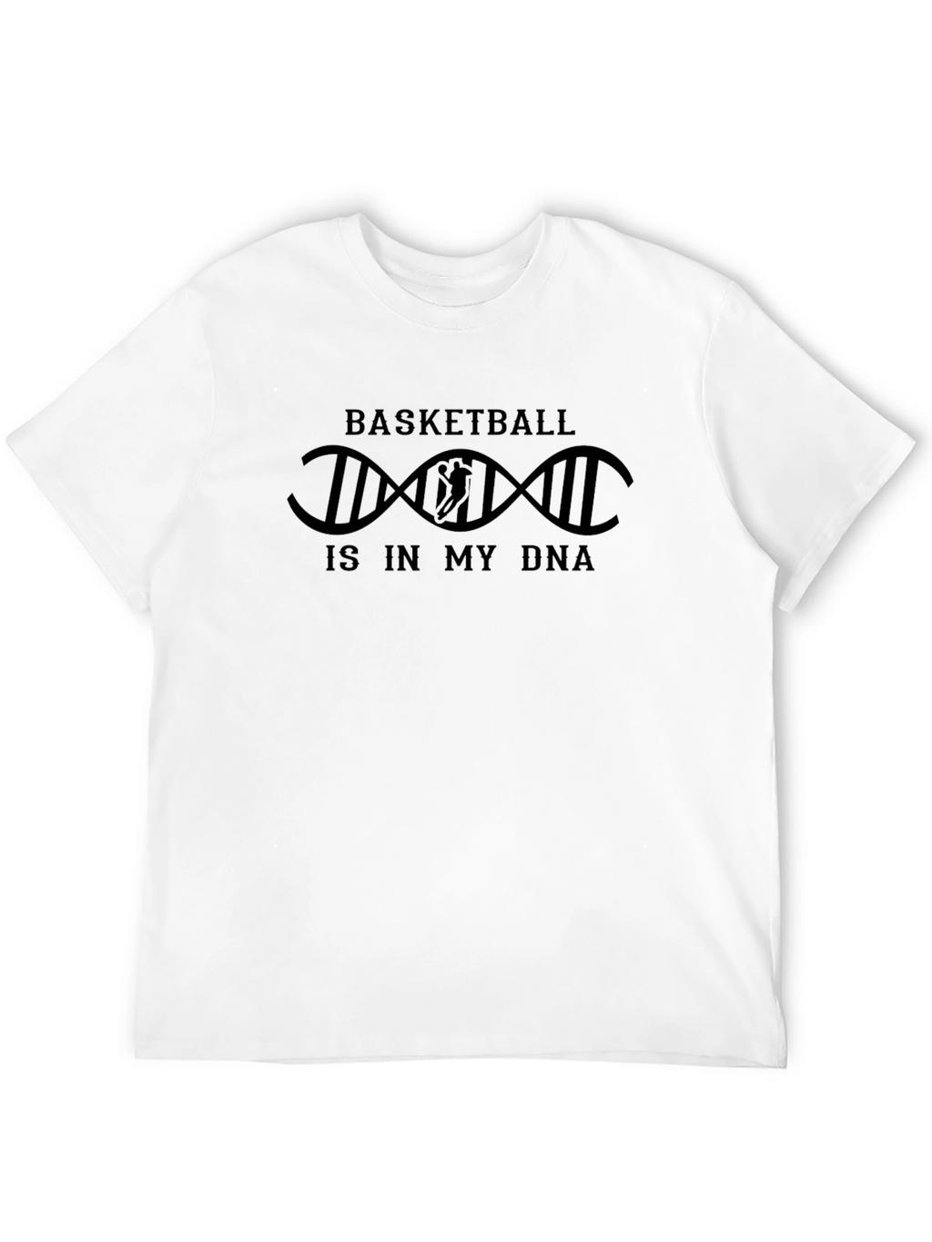 Basketball DNA T-Shirt - Sporty Graphic Tee