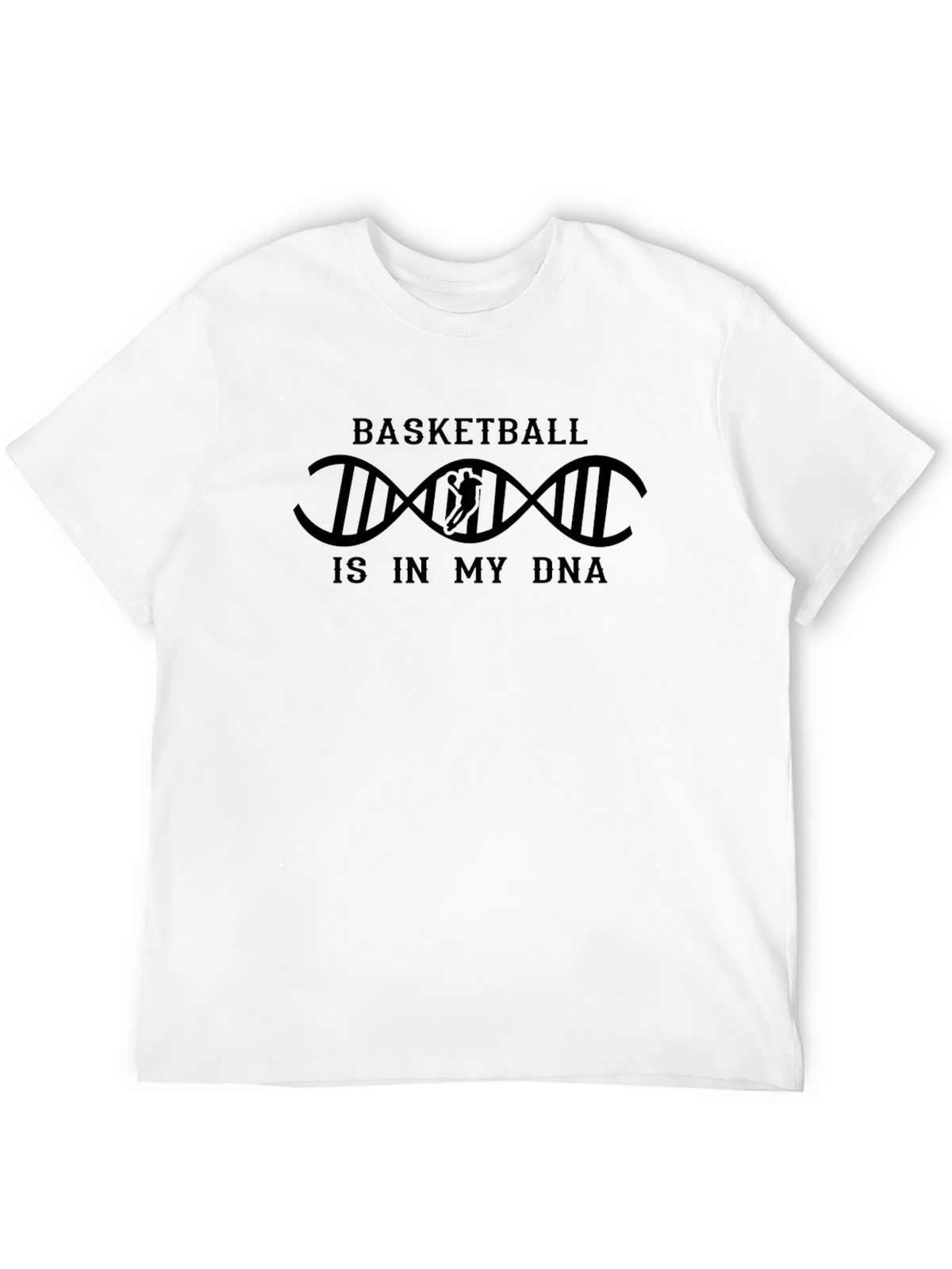 Basketball DNA T-Shirt - Sporty Graphic Tee