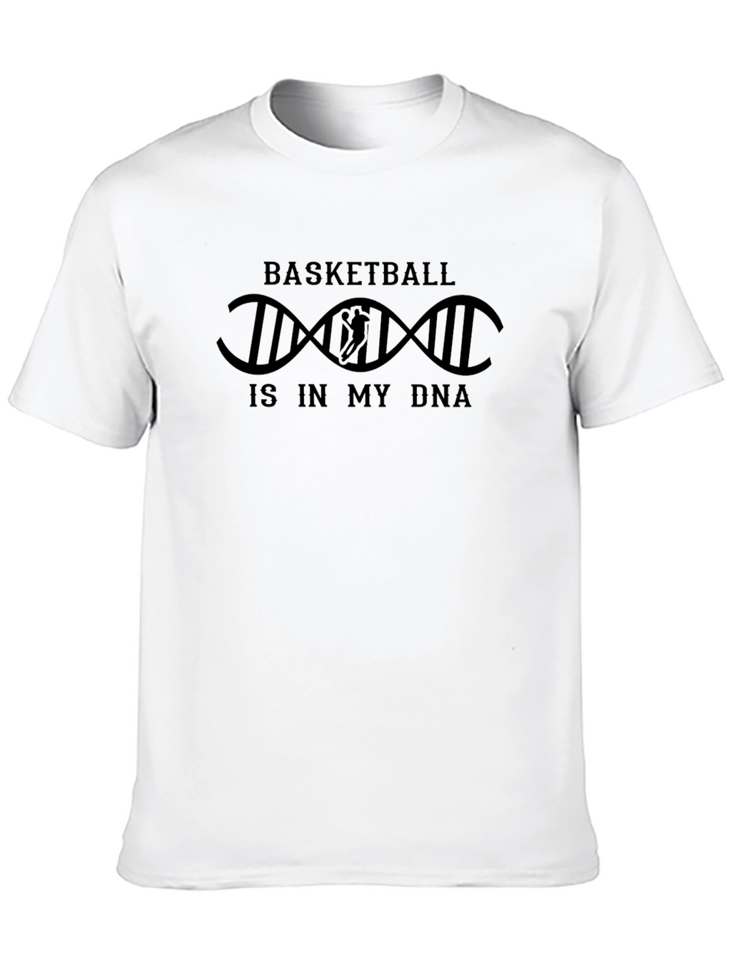 Basketball DNA T-Shirt - Sporty Graphic Tee