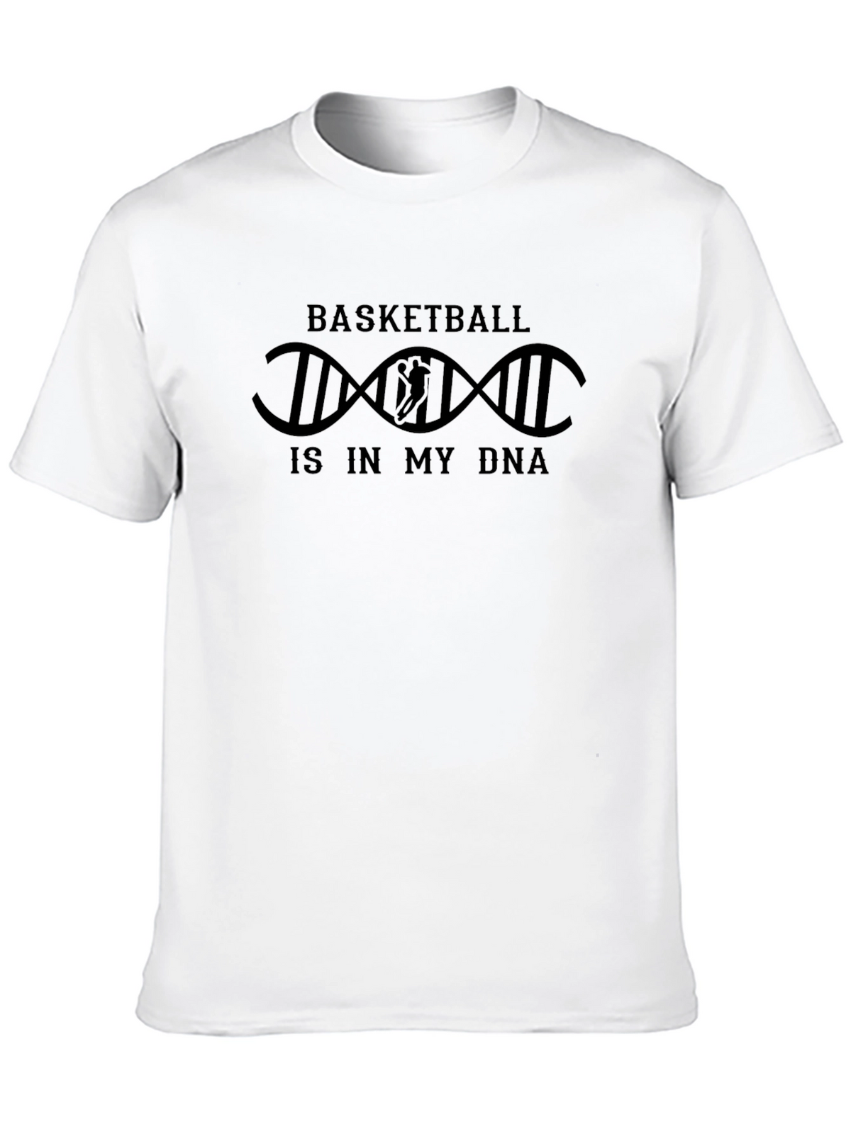 Basketball DNA T-Shirt - Sporty Graphic Tee