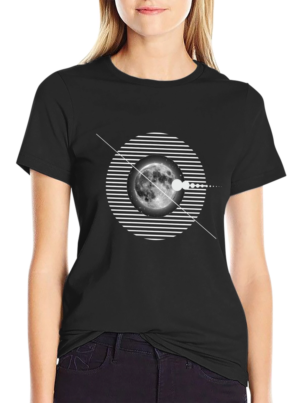 Moon Phase Graphic T-Shirt