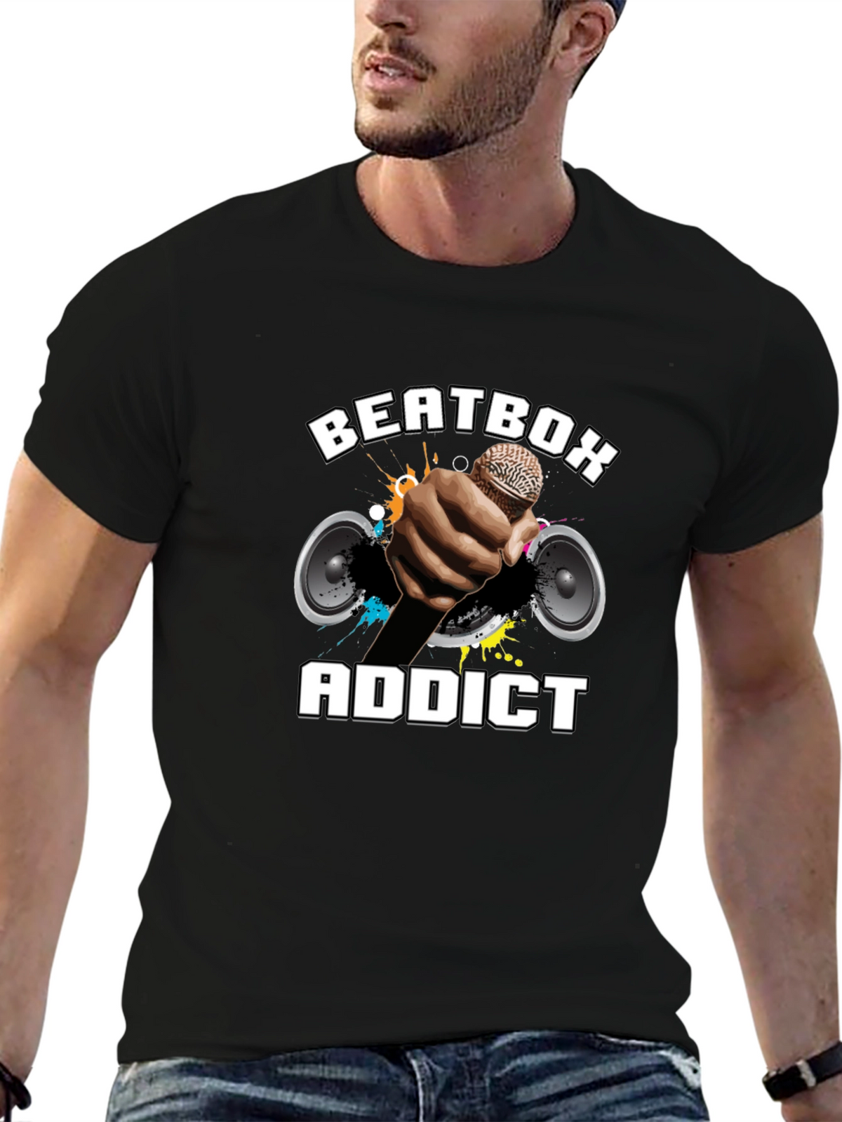 Beatbox Addict Graphic T-Shirt
