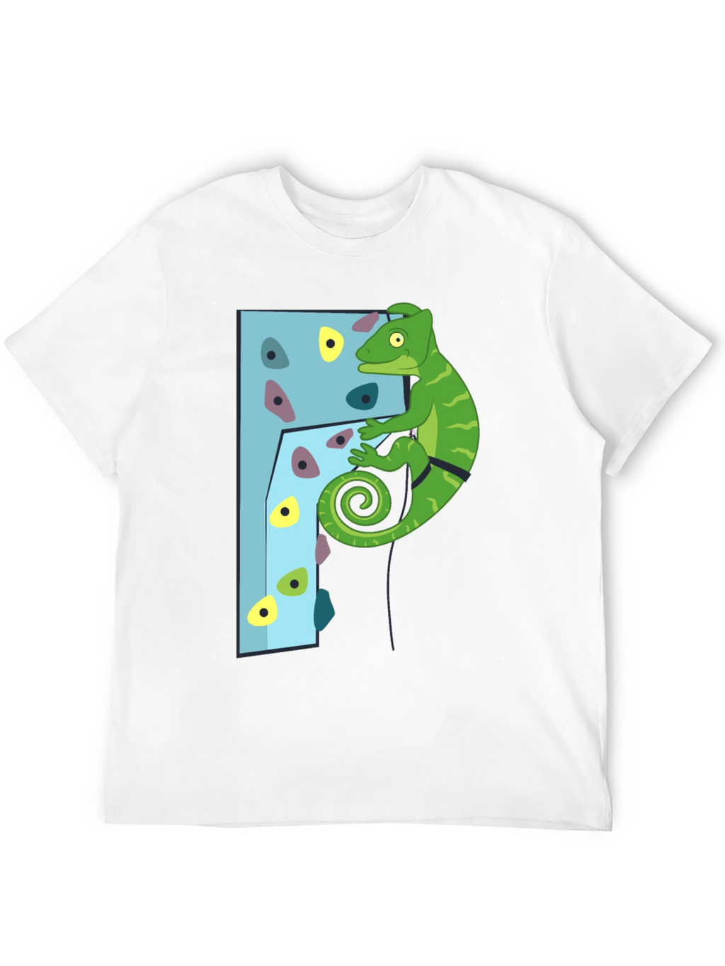Climbing Chameleon T-Shirt - Fun Adventure Tee
