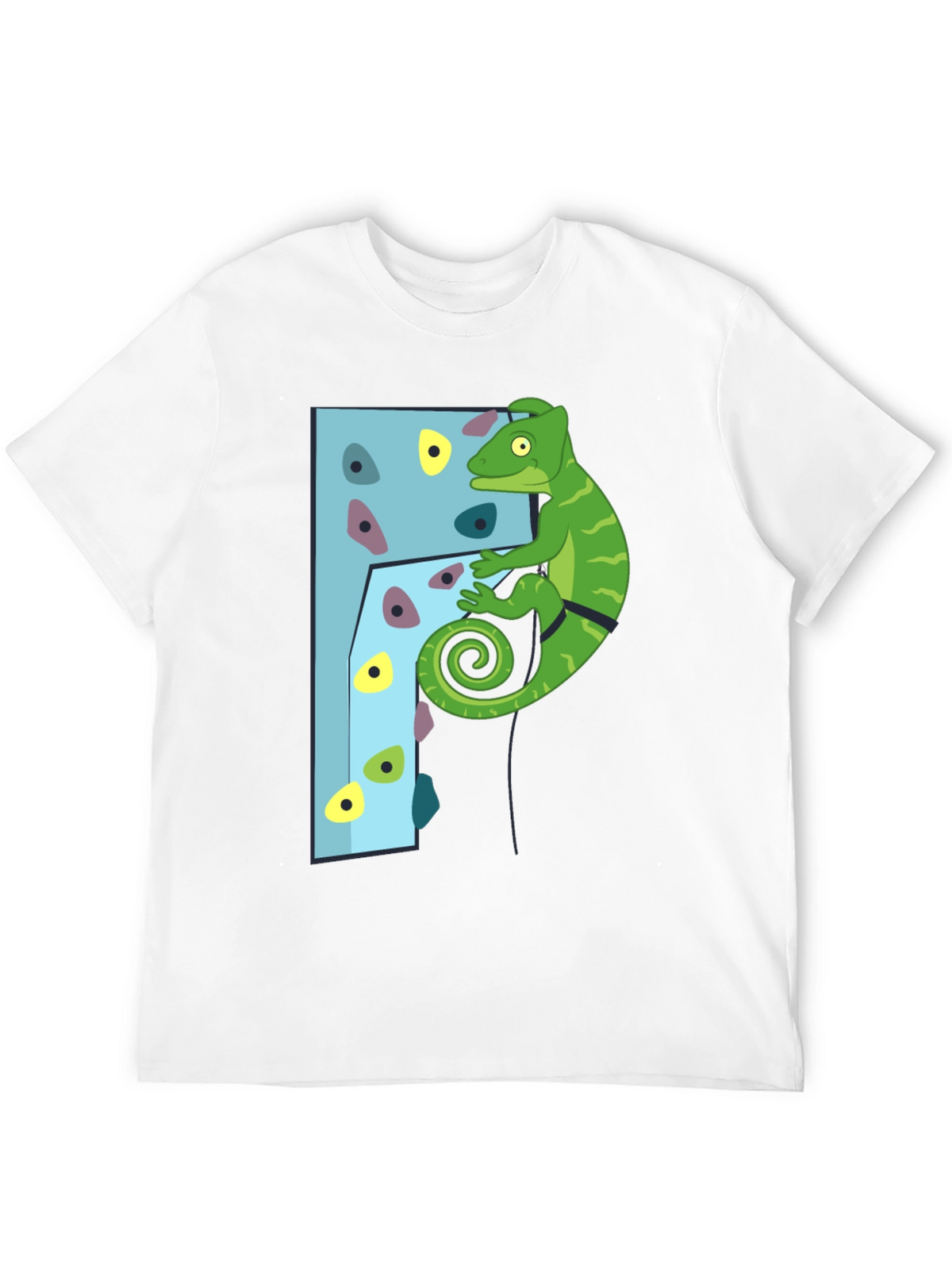 Climbing Chameleon T-Shirt - Fun Adventure Tee