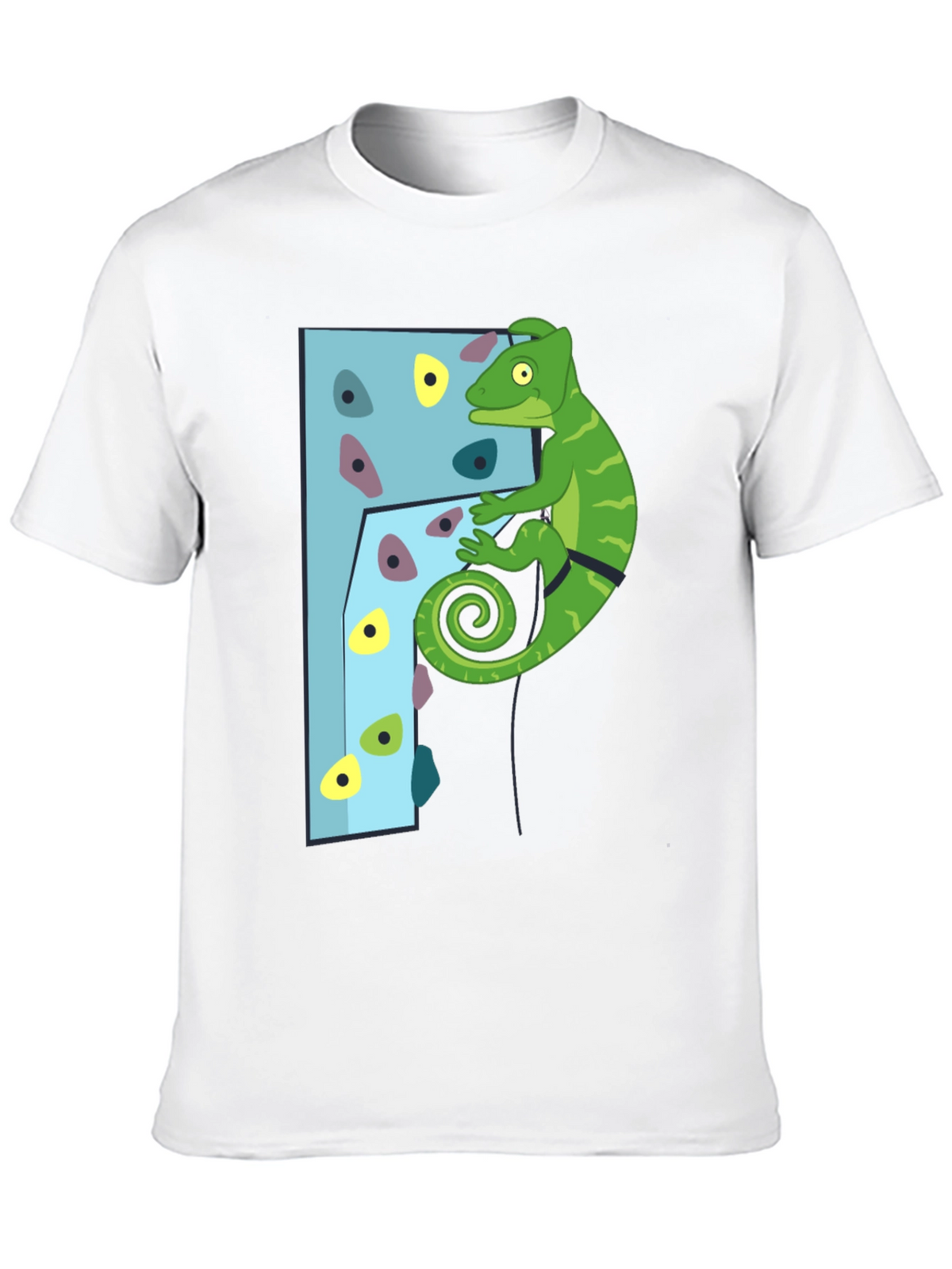 Climbing Chameleon T-Shirt - Fun Adventure Tee
