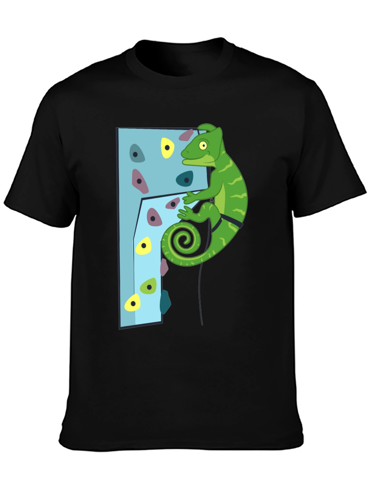 Climbing Chameleon T-Shirt - Fun Adventure Tee