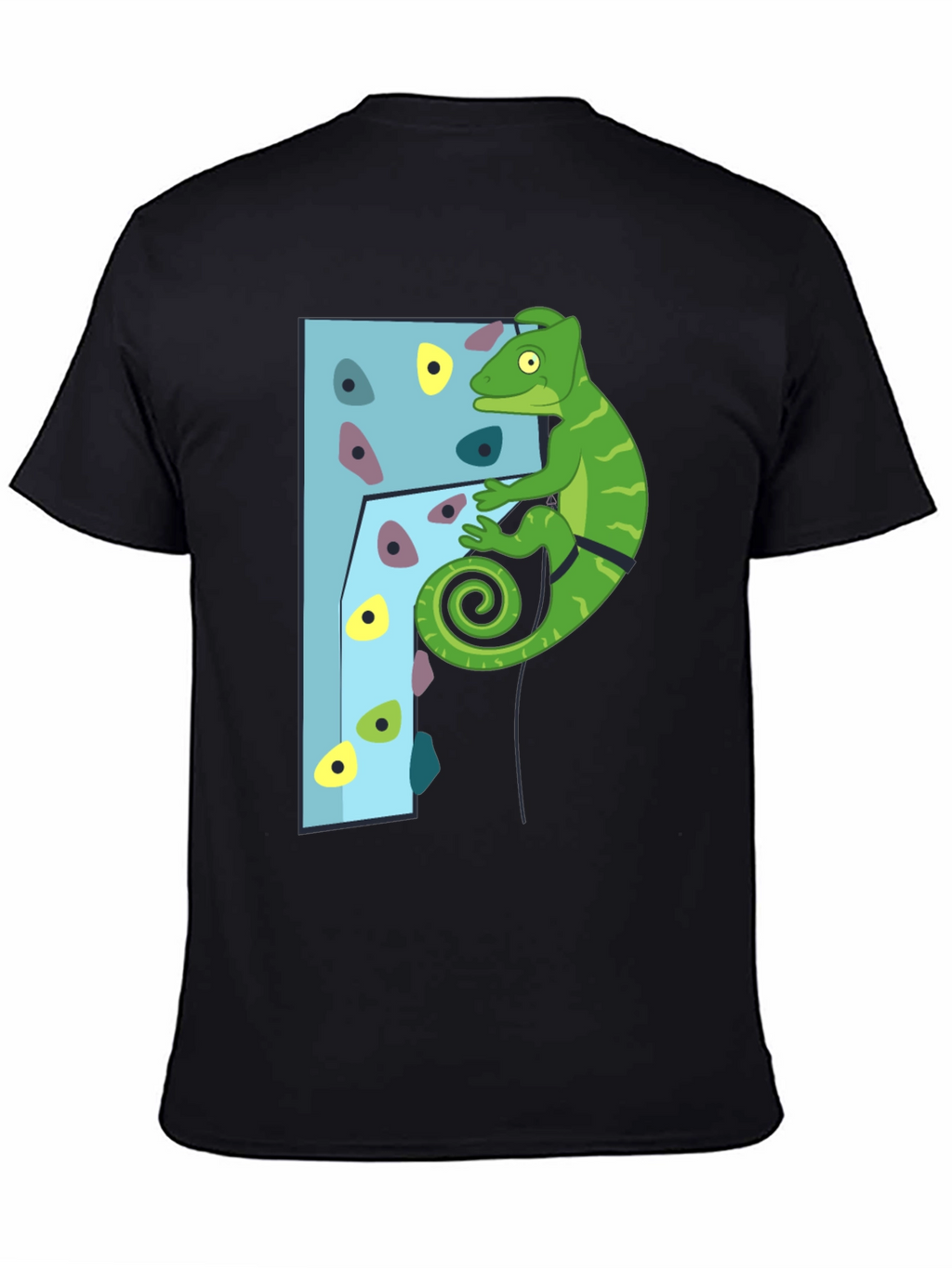 Climbing Chameleon T-Shirt - Fun Adventure Tee