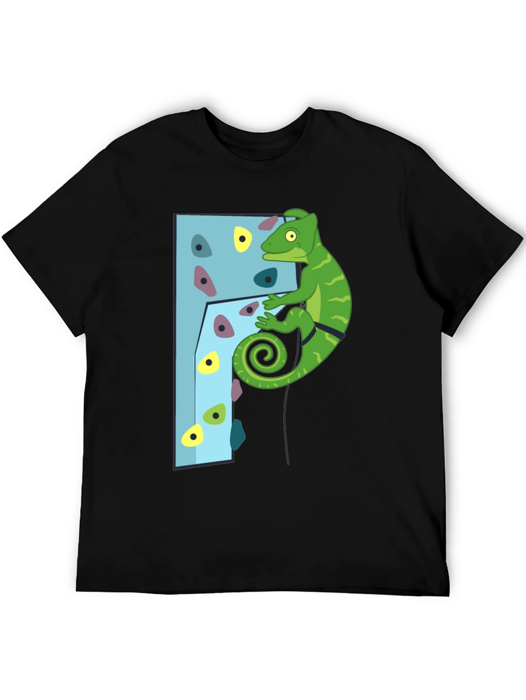 Climbing Chameleon T-Shirt - Fun Adventure Tee