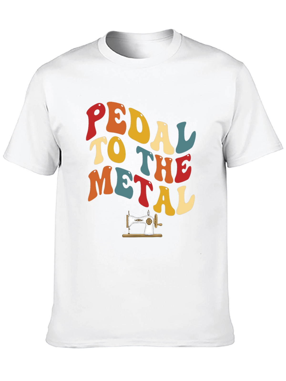 Pedal to the Metal Retro Sewing T-Shirt