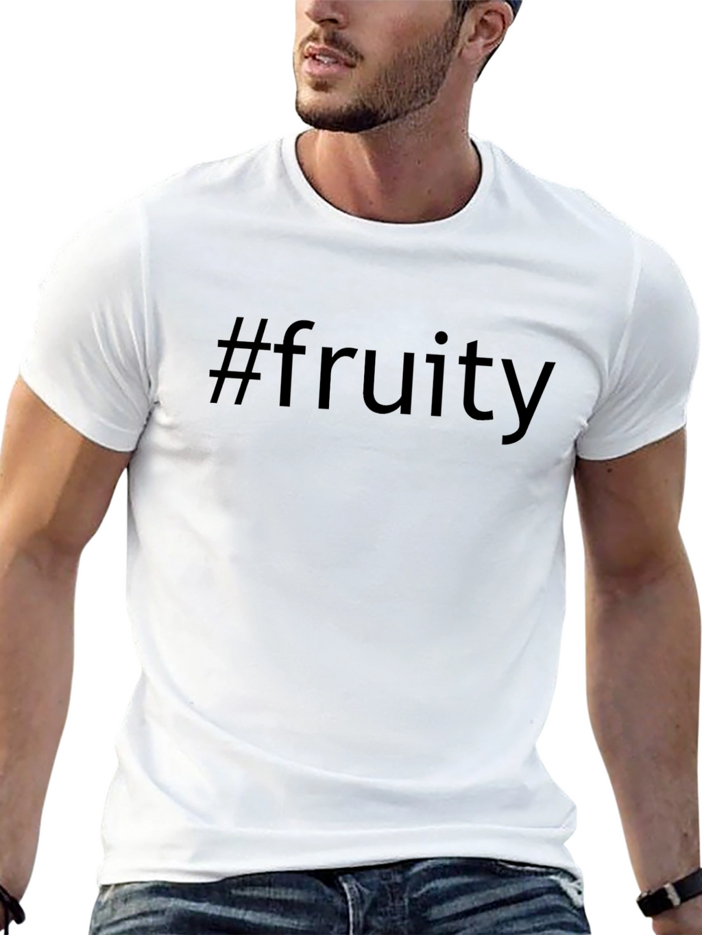 #fruity Black T-Shirt - Casual Style Tee