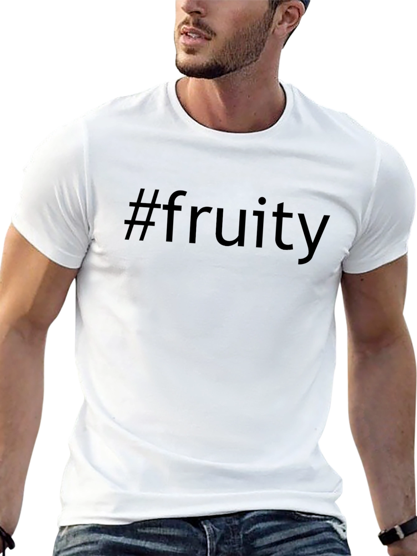#fruity Black T-Shirt - Casual Style Tee