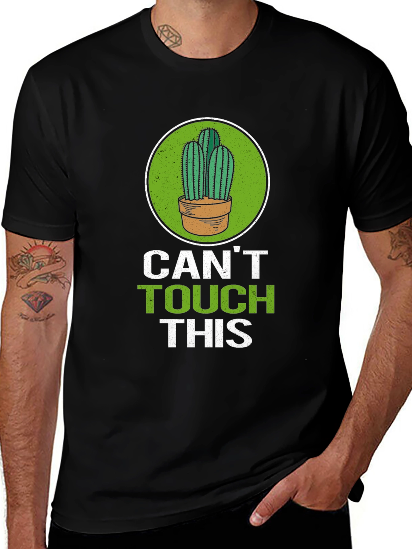 Cactus Cant Touch This Graphic Tee
