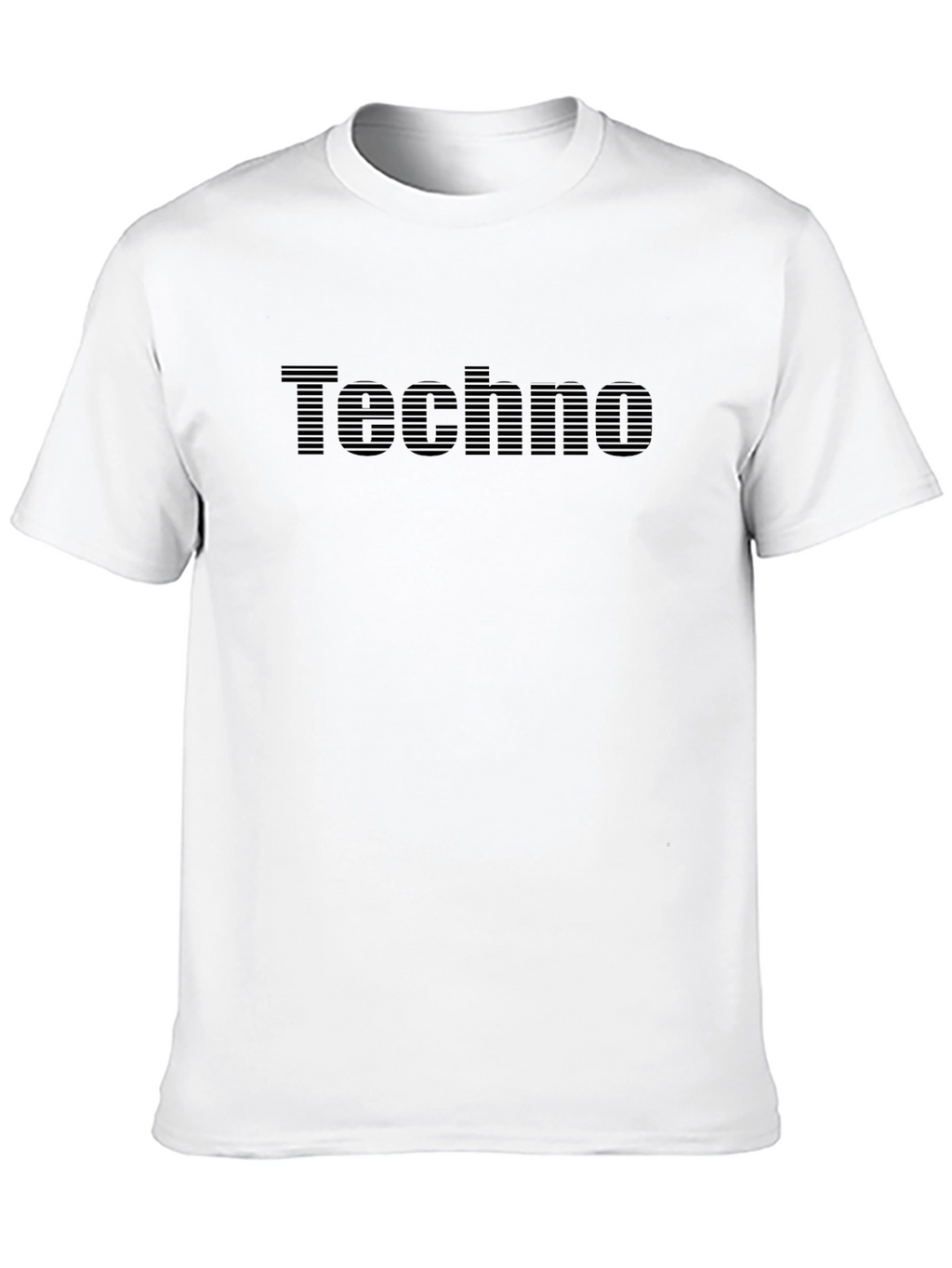 Black Techno T-Shirt - Urban Style