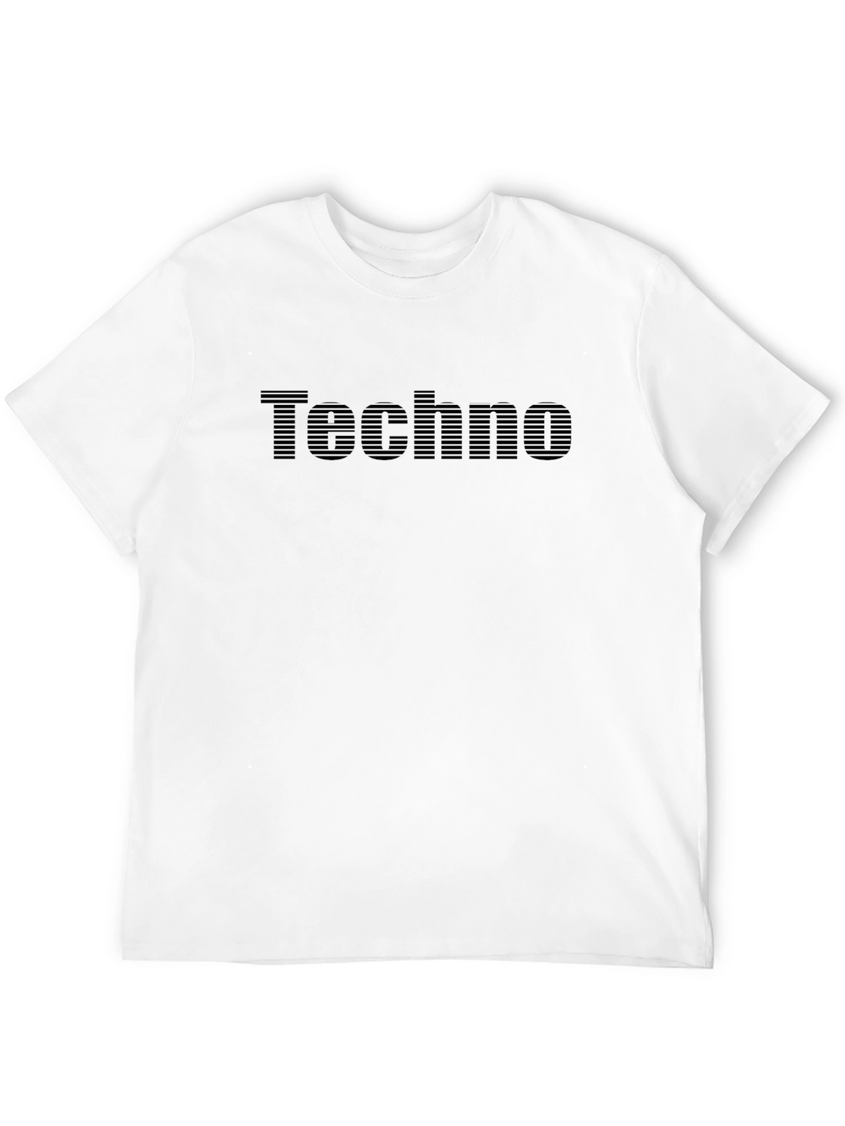 Black Techno T-Shirt - Urban Style