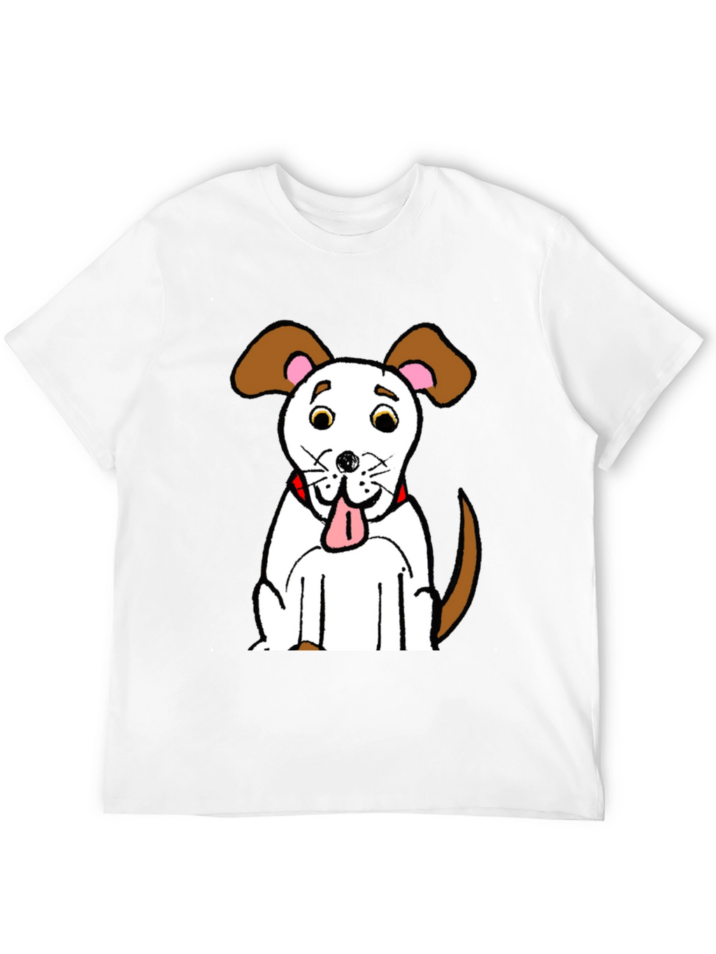 Cartoon Dog Graphic T-Shirt
