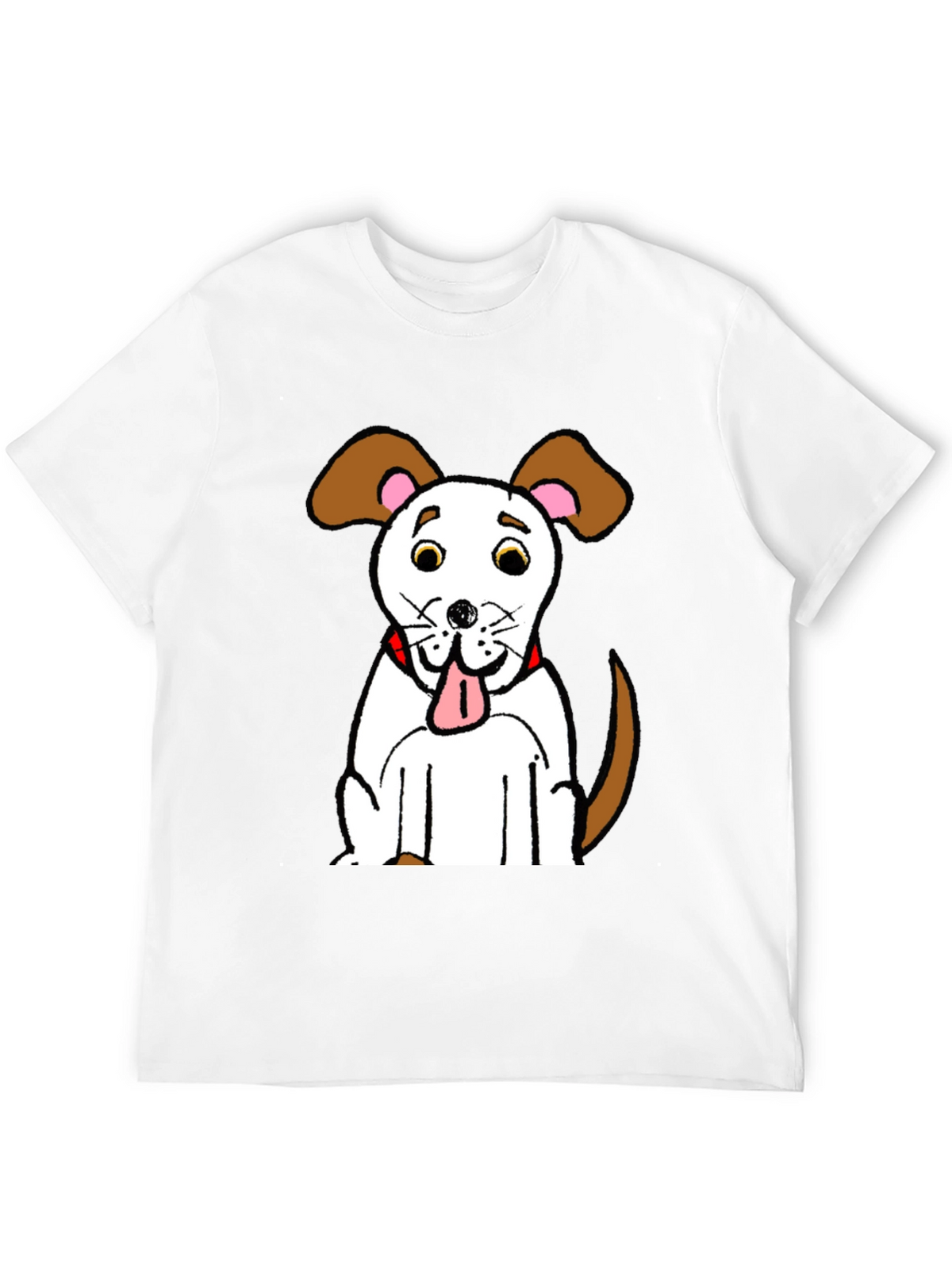 Cartoon Dog Graphic T-Shirt