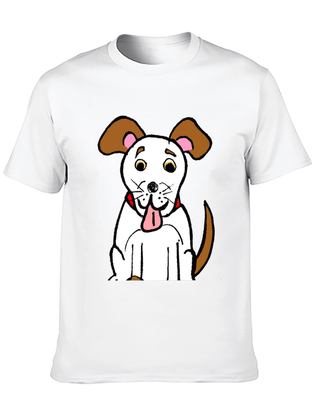 Cartoon Dog Graphic T-Shirt