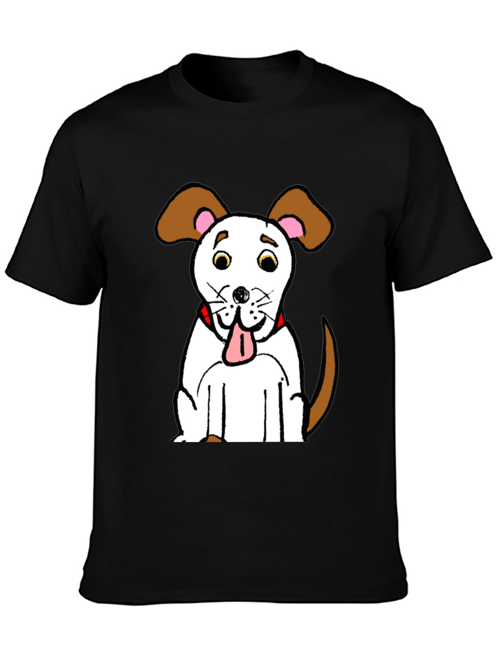 Cartoon Dog Graphic T-Shirt