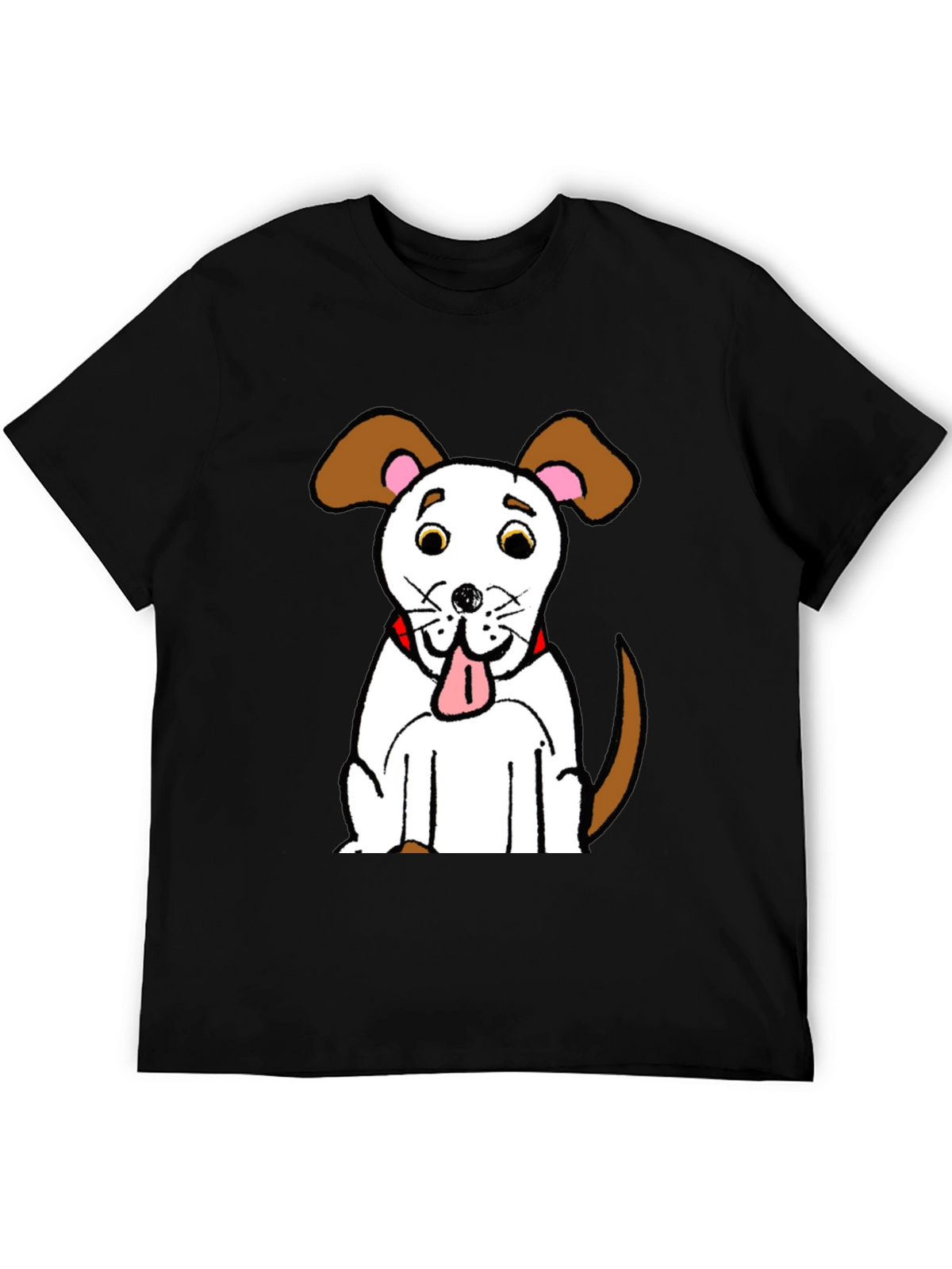 Cartoon Dog Graphic T-Shirt