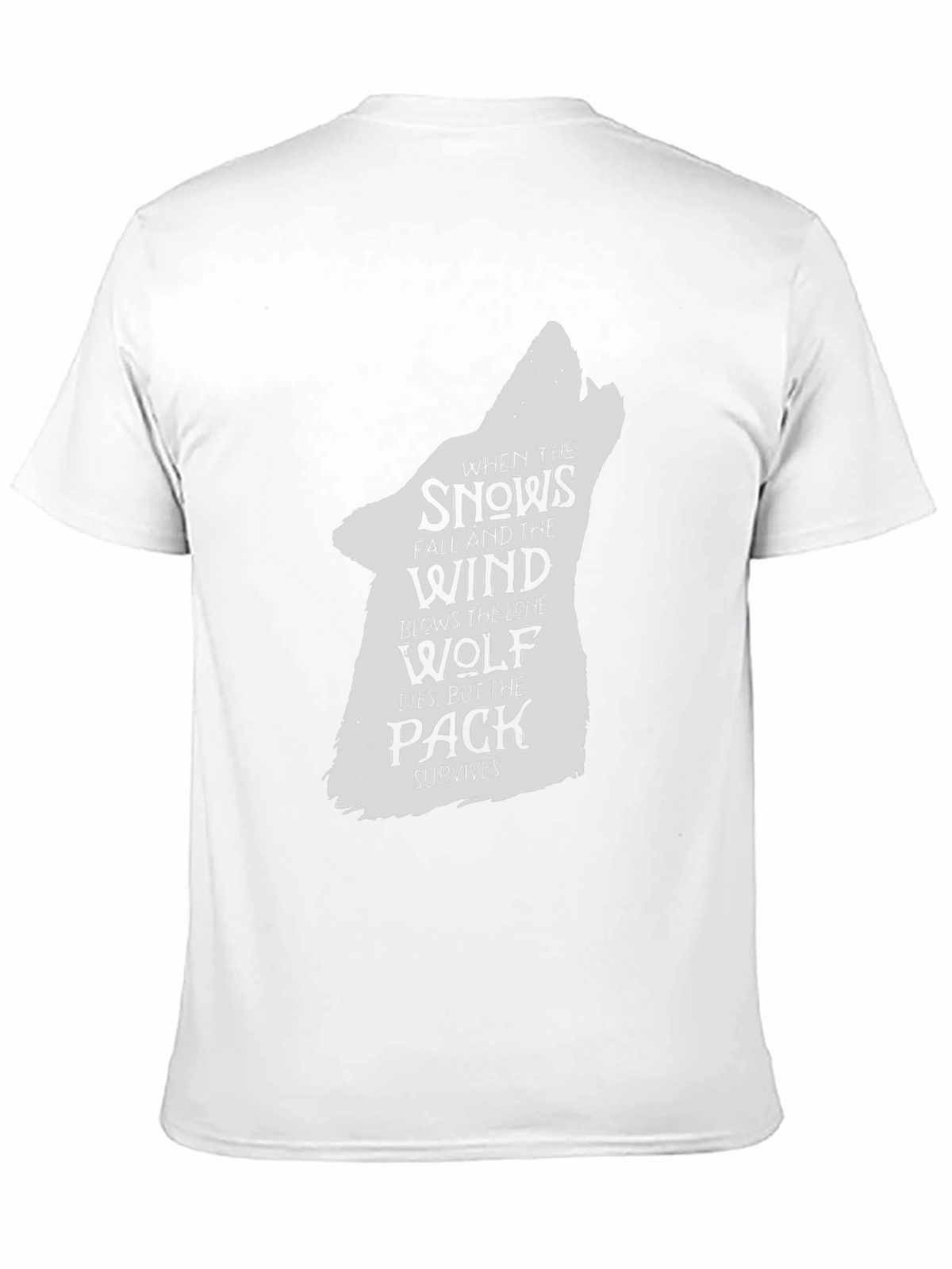 Lone Wolf Pack T-Shirt - Game of Thrones Style