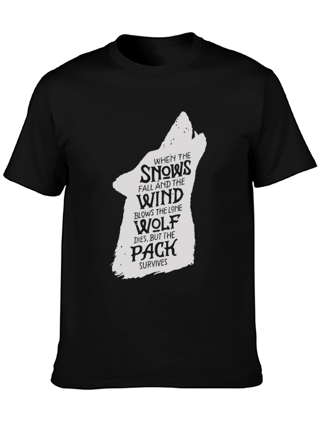 Lone Wolf Pack T-Shirt - Game of Thrones Style