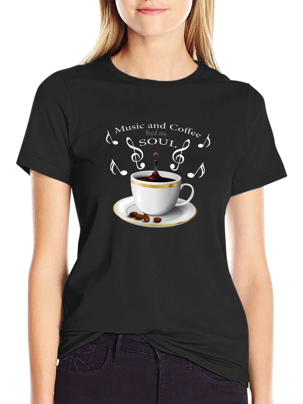 Music and Coffee Graphic Tee
