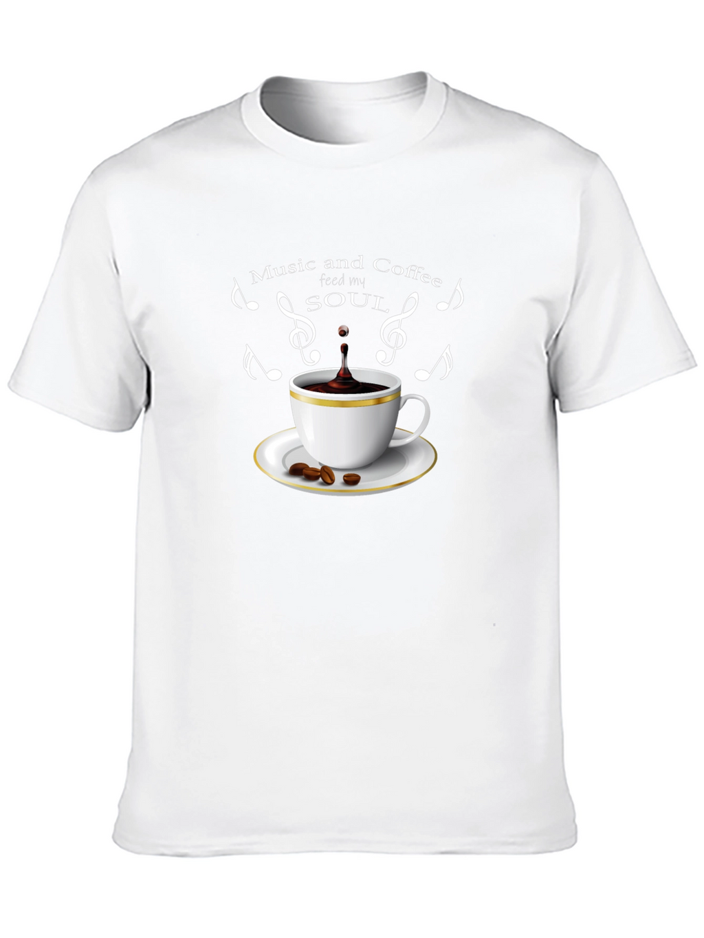 Music and Coffee Graphic Tee