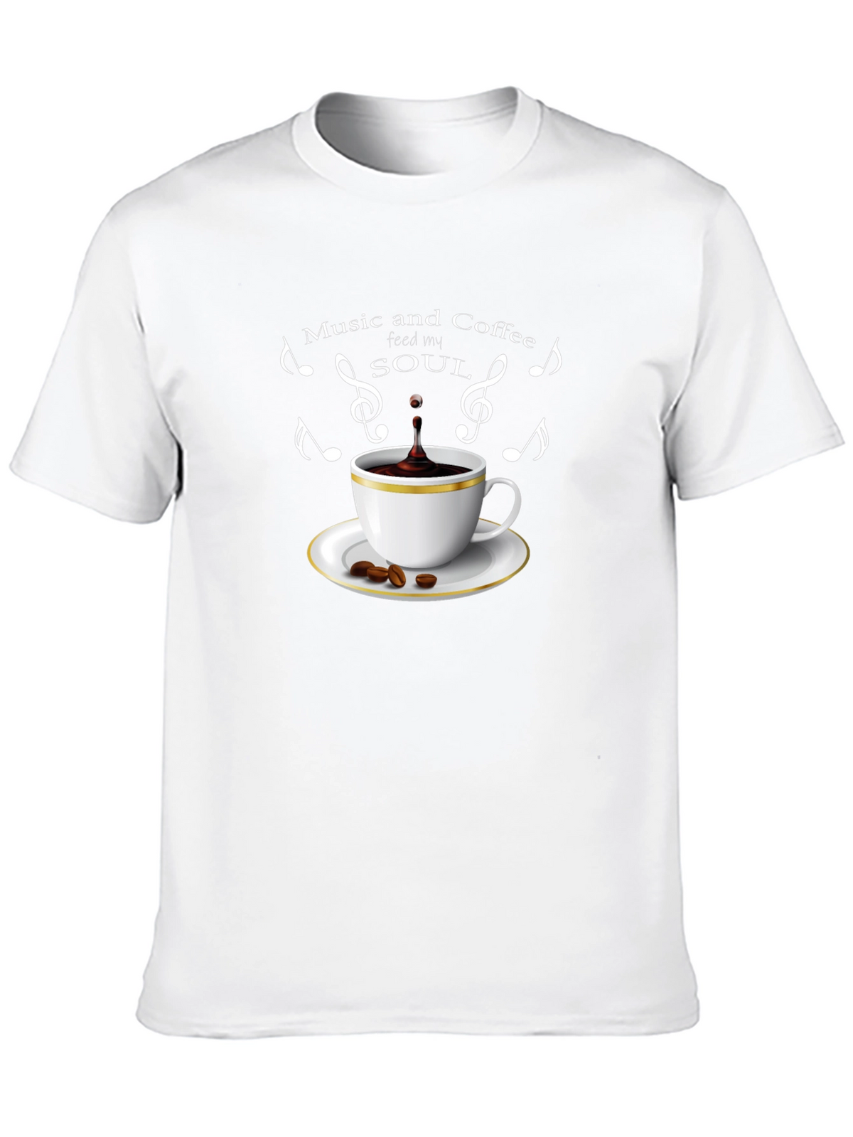 Music and Coffee Graphic Tee