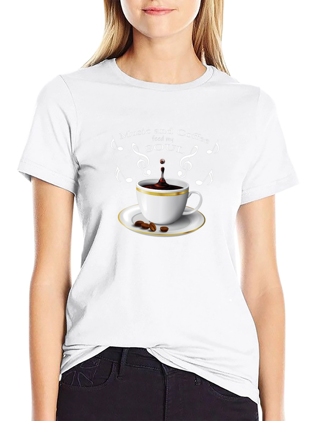Music and Coffee Graphic Tee