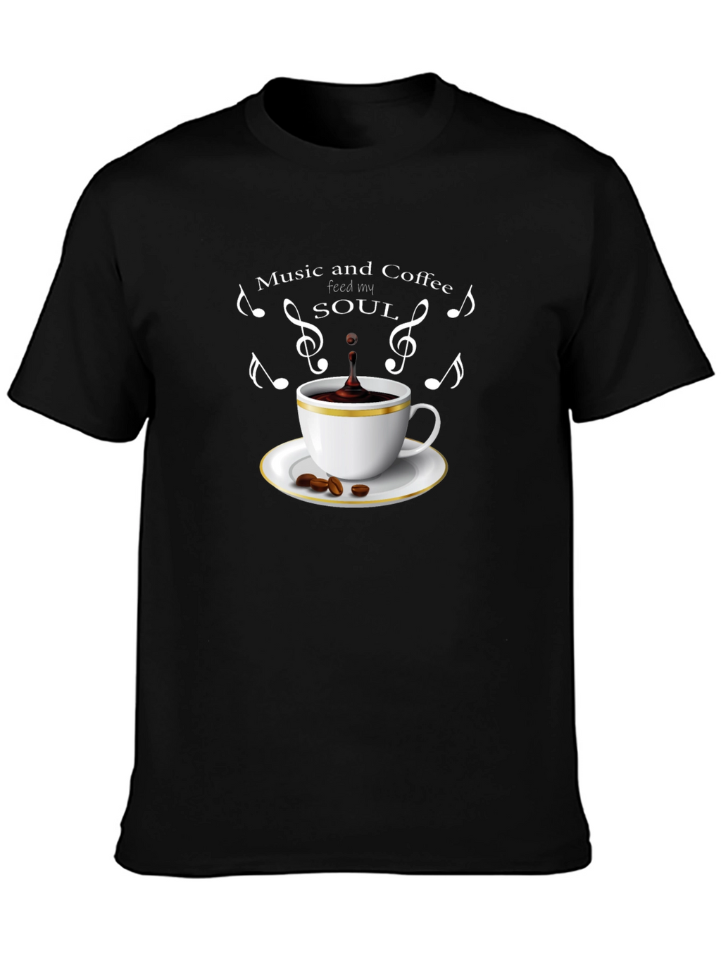 Music and Coffee Graphic Tee