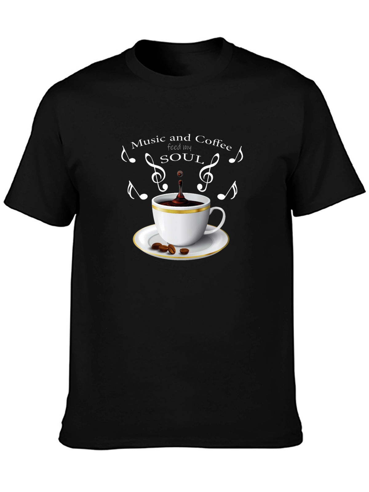 Music and Coffee Graphic Tee