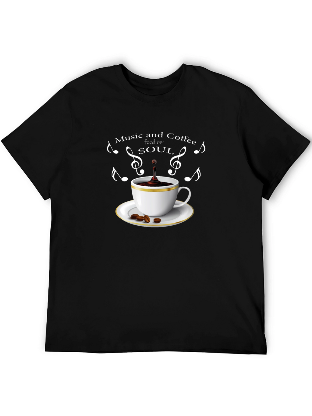 Music and Coffee Graphic Tee
