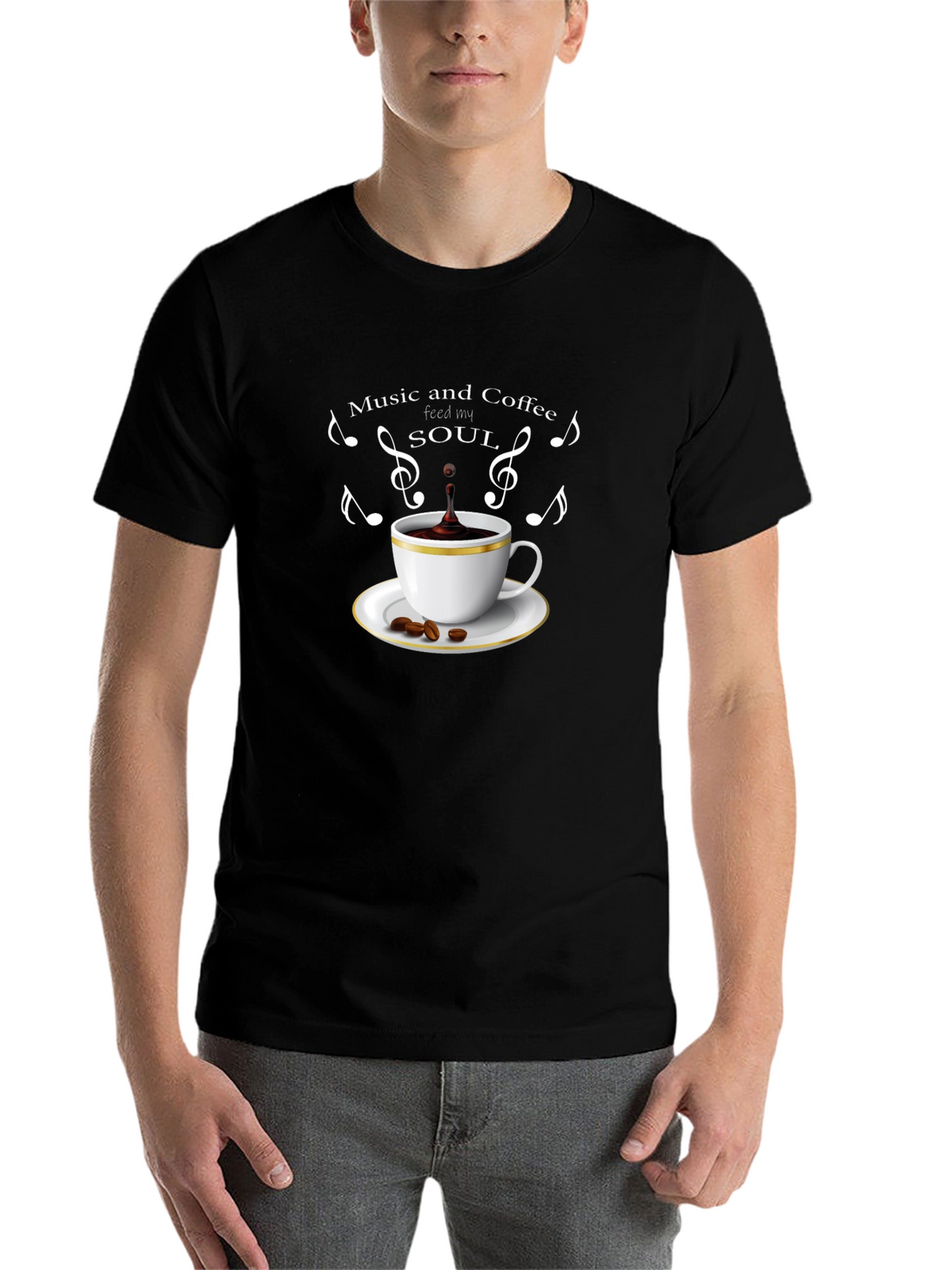 Music and Coffee Graphic Tee