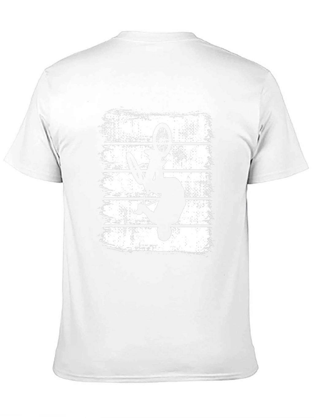 BMX Rider Silhouette Graphic Tee - Black