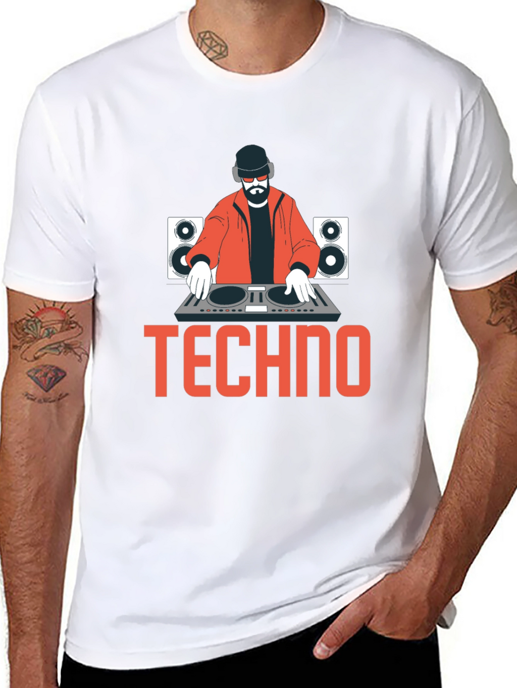 Techno DJ T-Shirt - Music Lover Tee