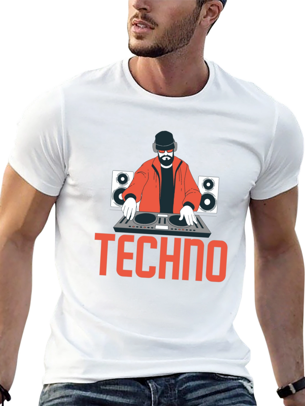 Techno DJ T-Shirt - Music Lover Tee