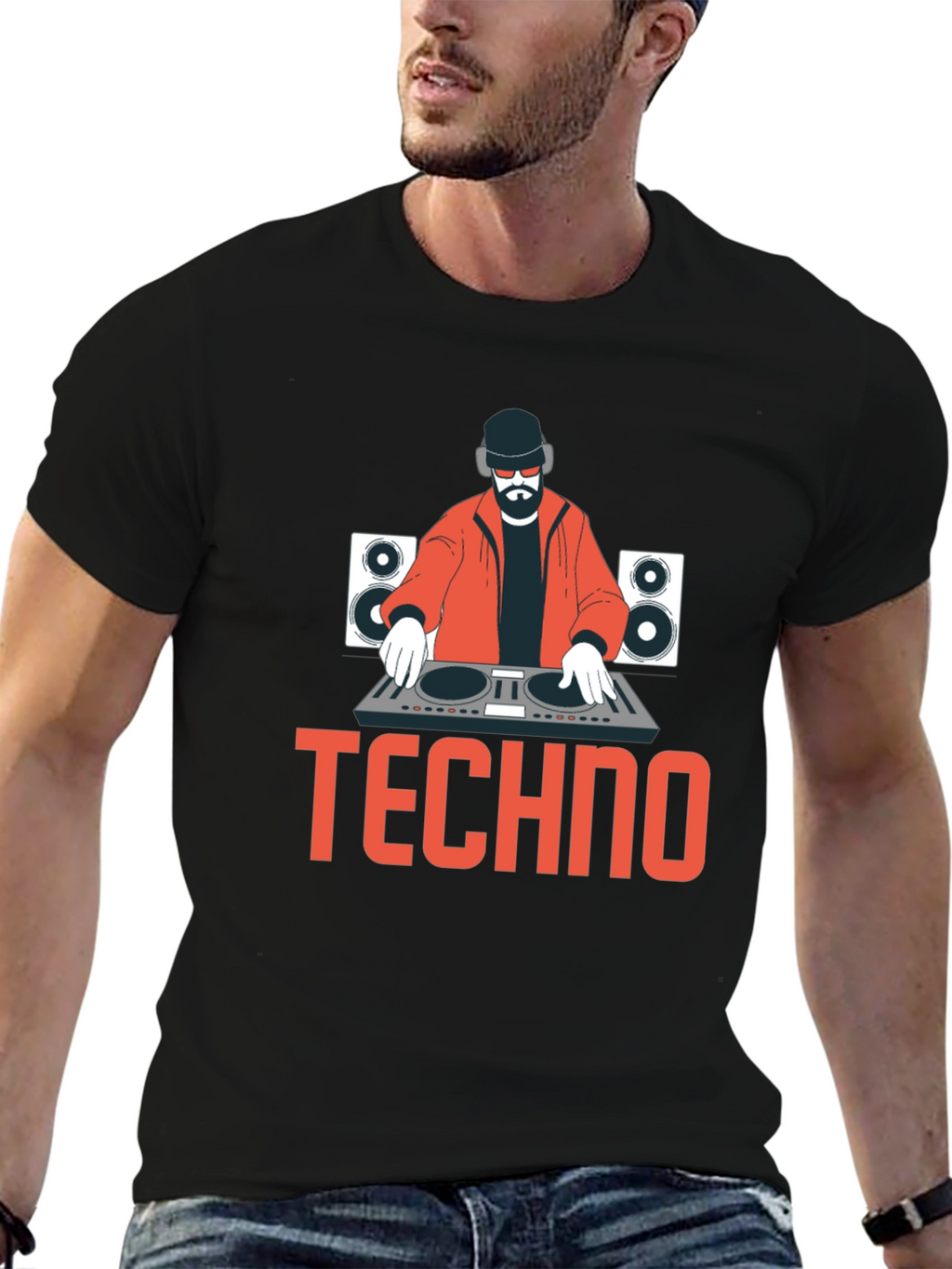 Techno DJ T-Shirt - Music Lover Tee