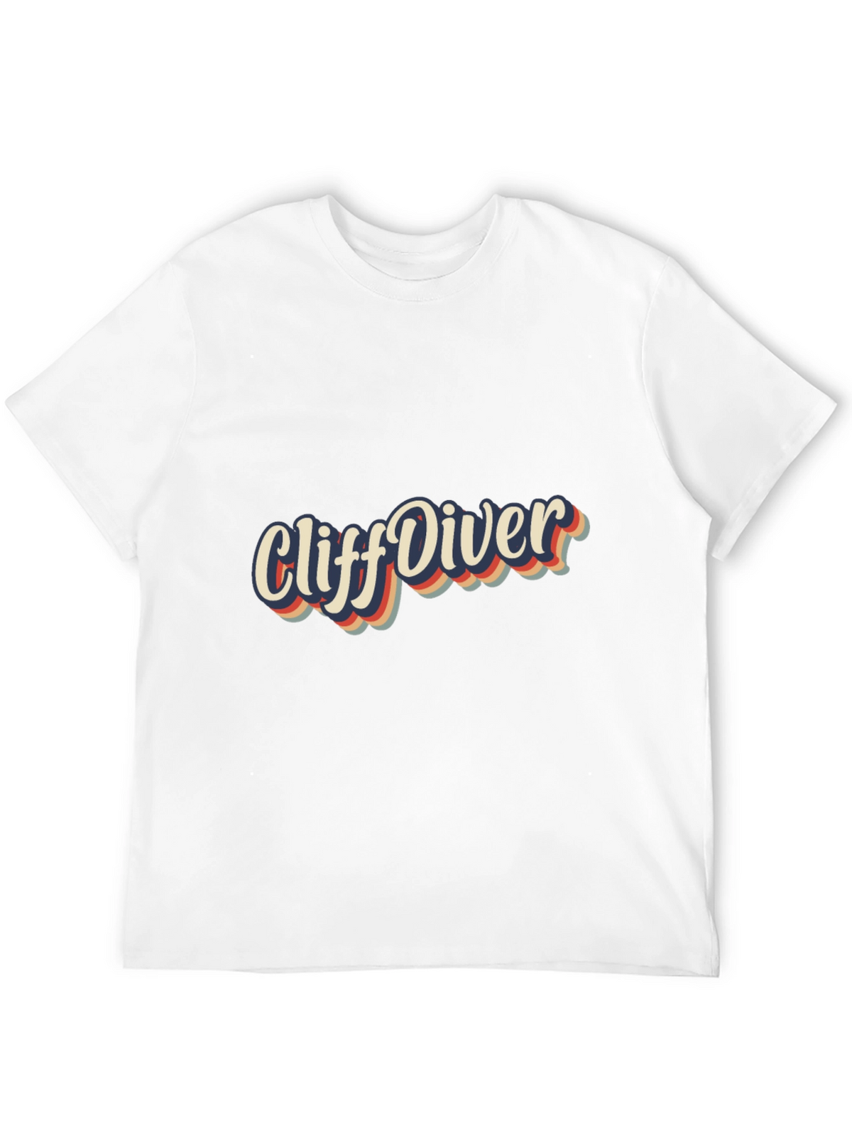 Retro Cliff Diver Graphic Tee