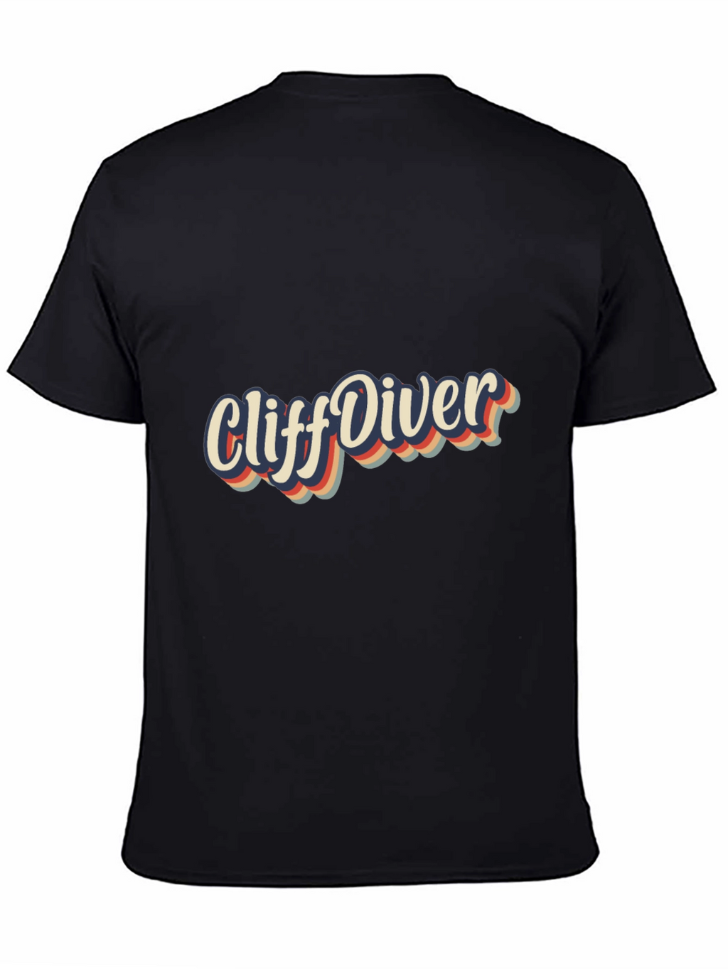 Retro Cliff Diver Graphic Tee