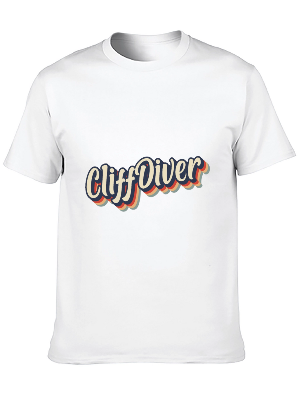 Retro Cliff Diver Graphic Tee