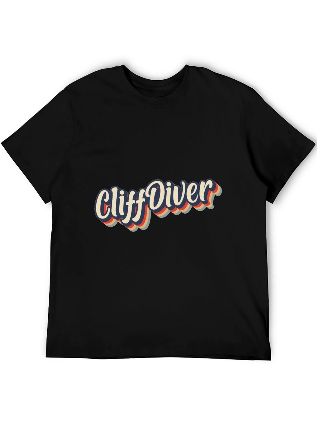 Retro Cliff Diver Graphic Tee