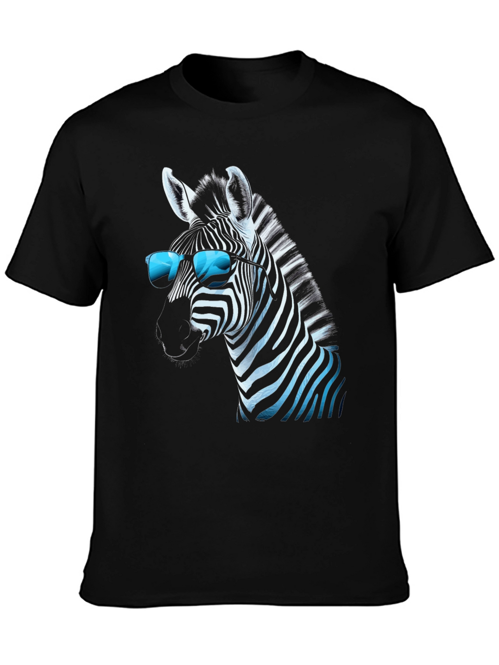 Cool Zebra Graphic T-Shirt
