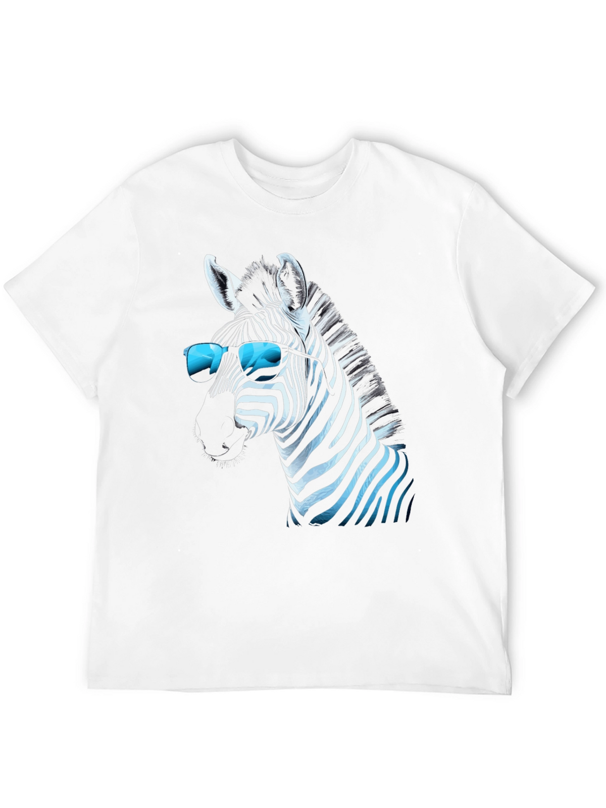 Cool Zebra Graphic T-Shirt
